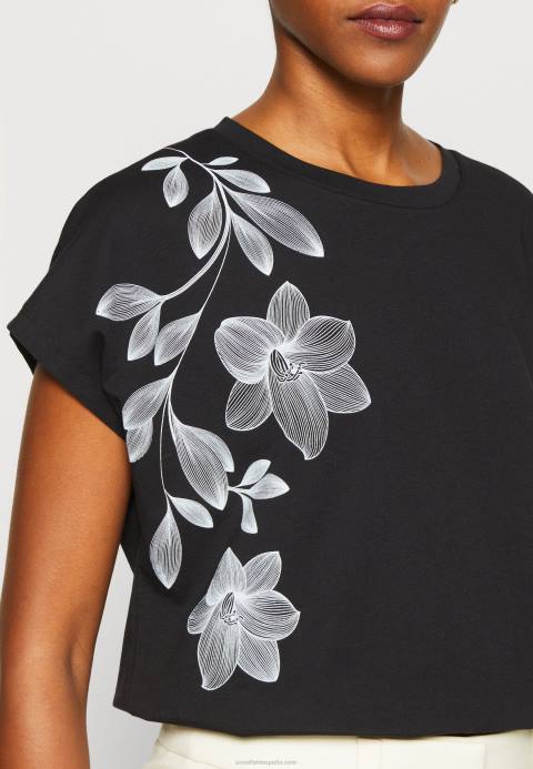 mujer camiseta estampada negra Anna Field 84Z8331