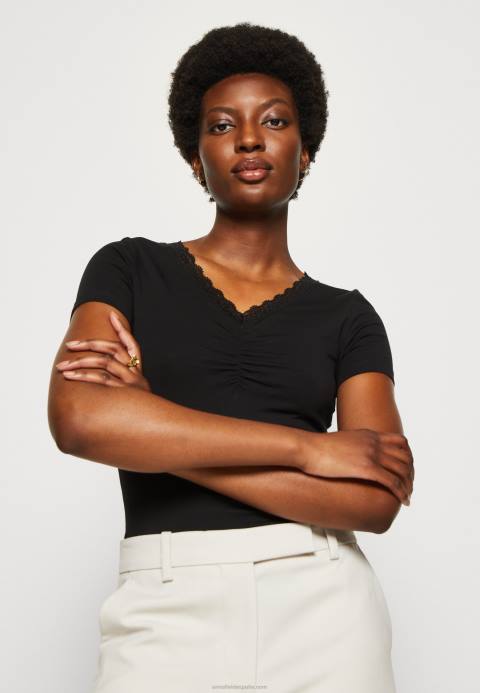 mujer camiseta estampada negra Anna Field 84Z8353