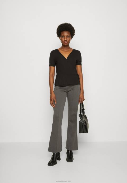 mujer camiseta estampada negra Anna Field 84Z8361