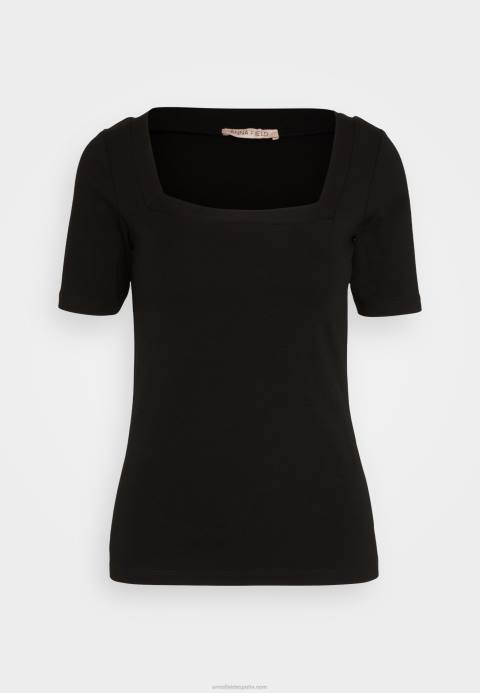 mujer camiseta estampada negra Anna Field 84Z8375