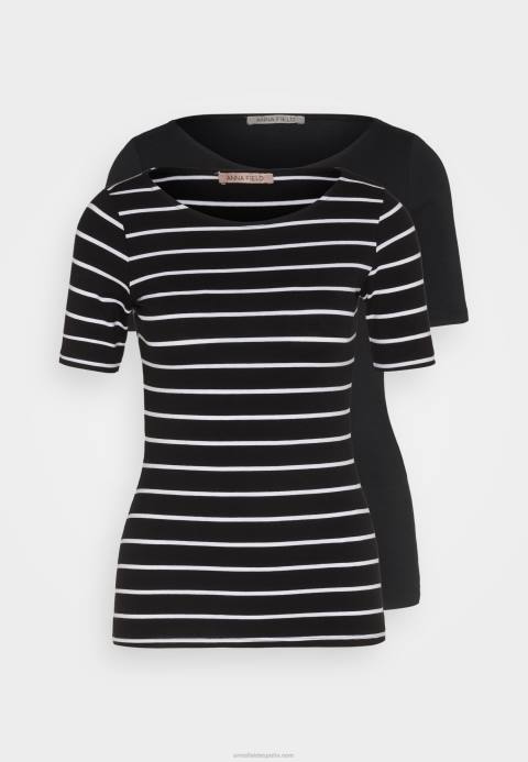 mujer camiseta estampada negro/negro Anna Field 84Z8366