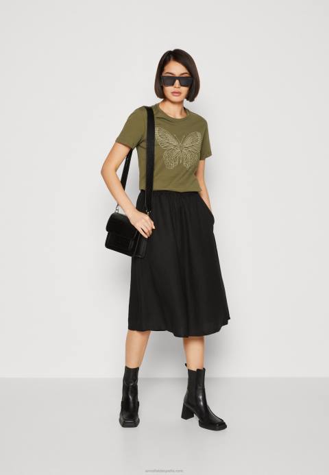 mujer camiseta estampada verde Anna Field 84Z8349