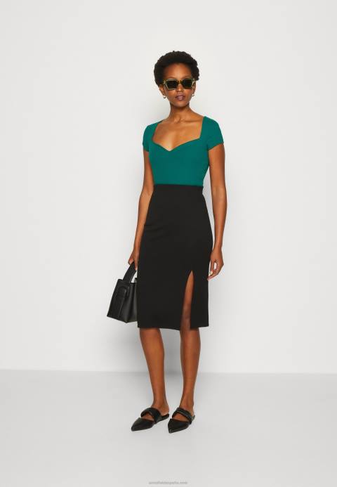 mujer camiseta estampada verde oscuro Anna Field 84Z8240