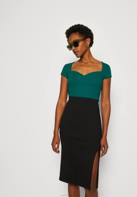 mujer camiseta estampada verde oscuro Anna Field 84Z8240