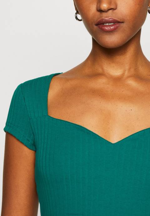 mujer camiseta estampada verde oscuro Anna Field 84Z8240