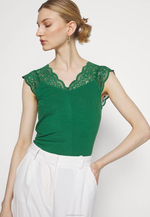 mujer camiseta estampada verde oscuro Anna Field 84Z8302