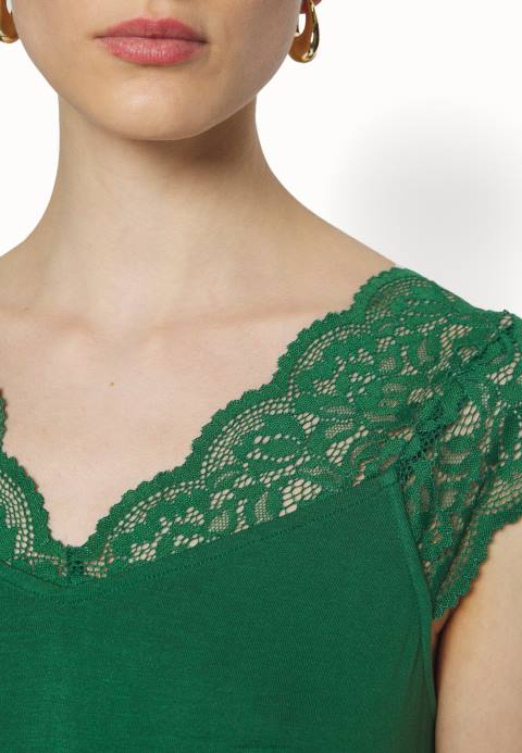 mujer camiseta estampada verde oscuro Anna Field 84Z8302