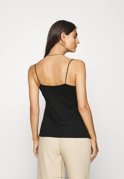 mujer negro superior Anna Field 84Z8382