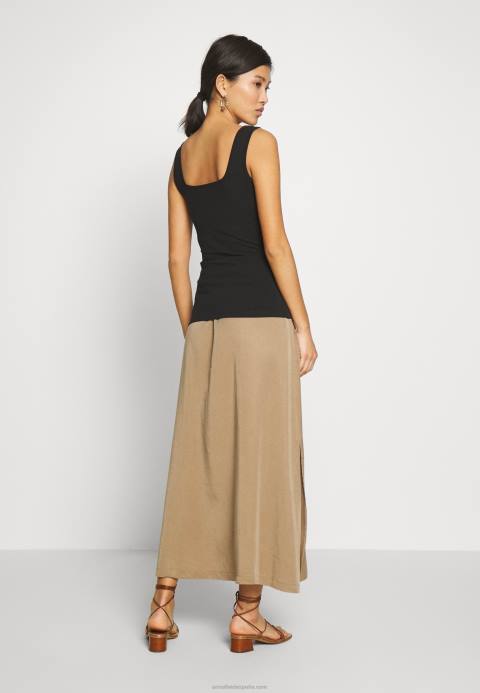 mujer negro superior Anna Field 84Z8384