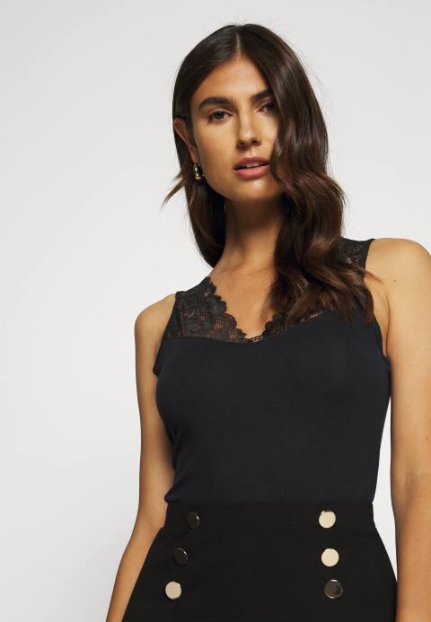 mujer negro superior Anna Field 84Z8402