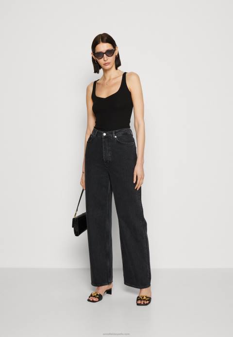 mujer negro superior Anna Field 84Z8406