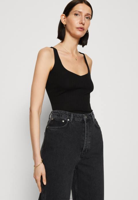 mujer negro superior Anna Field 84Z8406