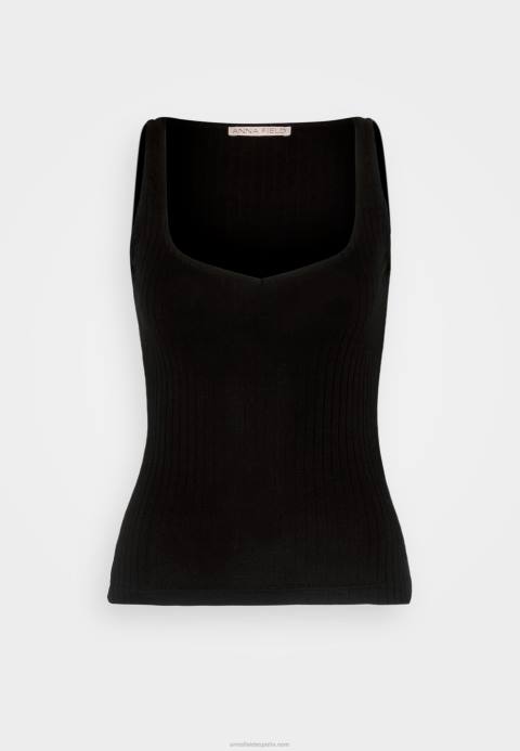 mujer negro superior Anna Field 84Z8406