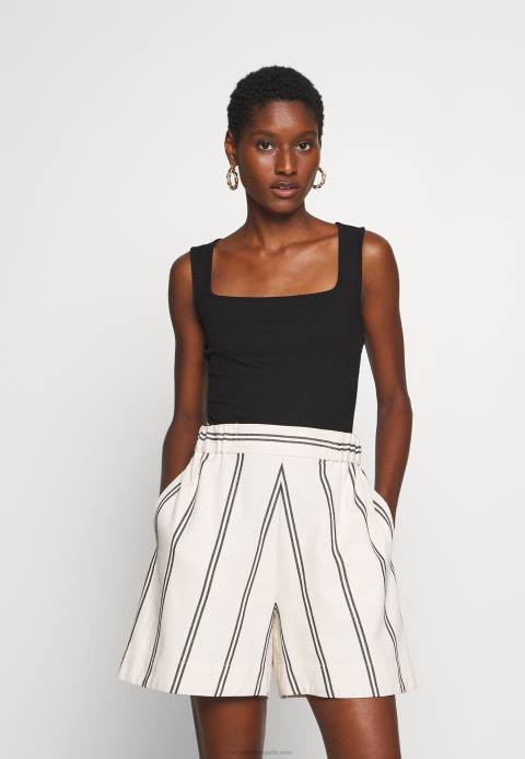 mujer negro superior Anna Field 84Z8411