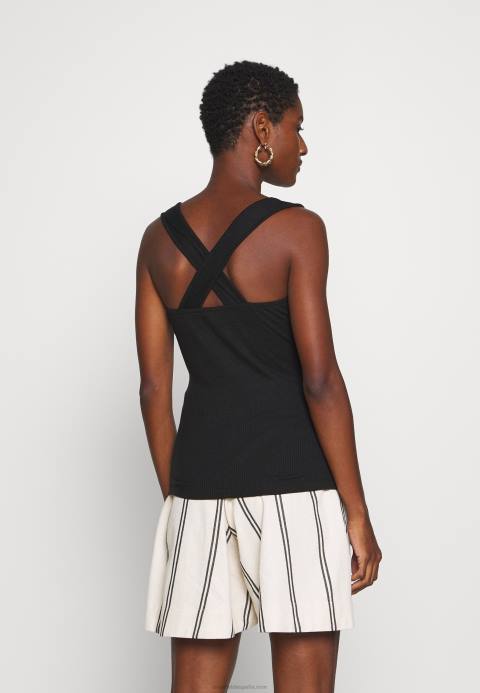 mujer negro superior Anna Field 84Z8411