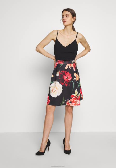 mujer negro superior Anna Field 84Z8415