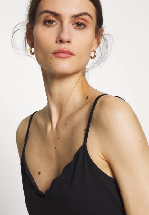 mujer negro superior Anna Field 84Z8415