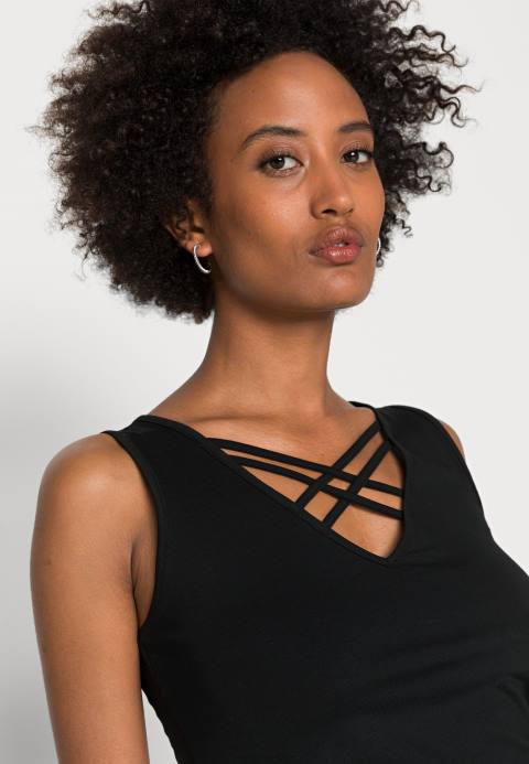 mujer negro superior Anna Field 84Z8423