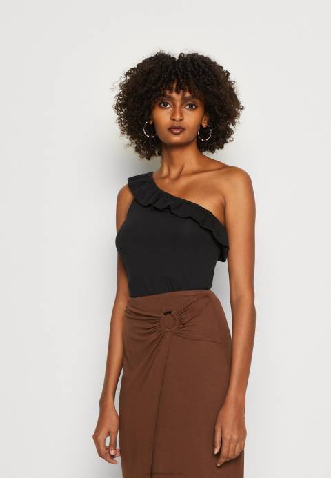 mujer negro superior Anna Field 84Z8430