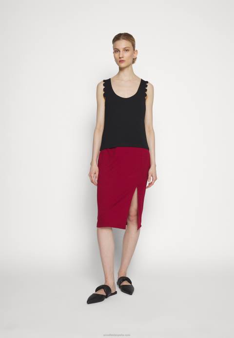 mujer negro superior Anna Field 84Z8439