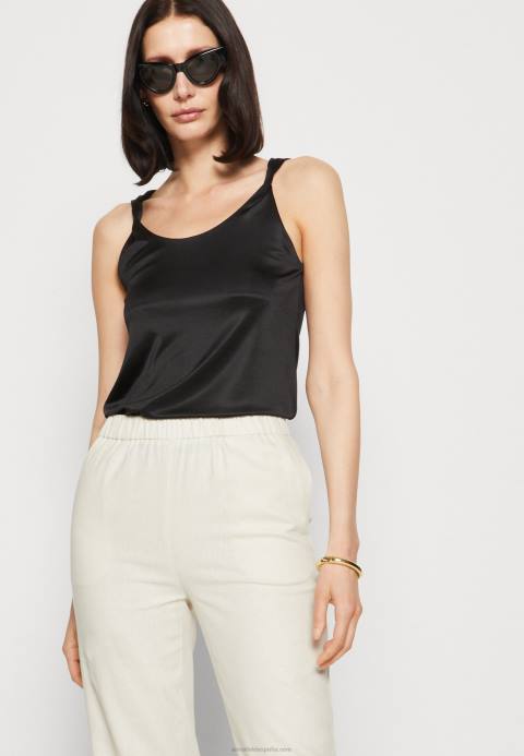 mujer negro superior Anna Field 84Z8453