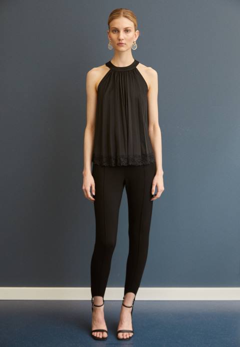 mujer negro superior Anna Field 84Z8457