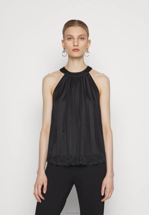 mujer negro superior Anna Field 84Z8457