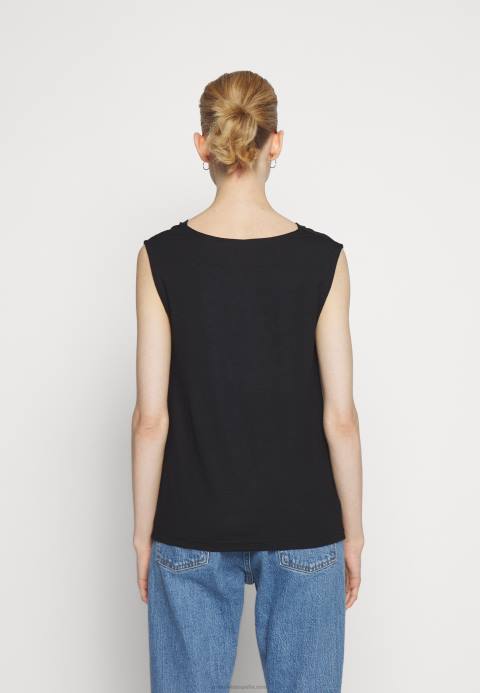 mujer negro superior Anna Field 84Z8459