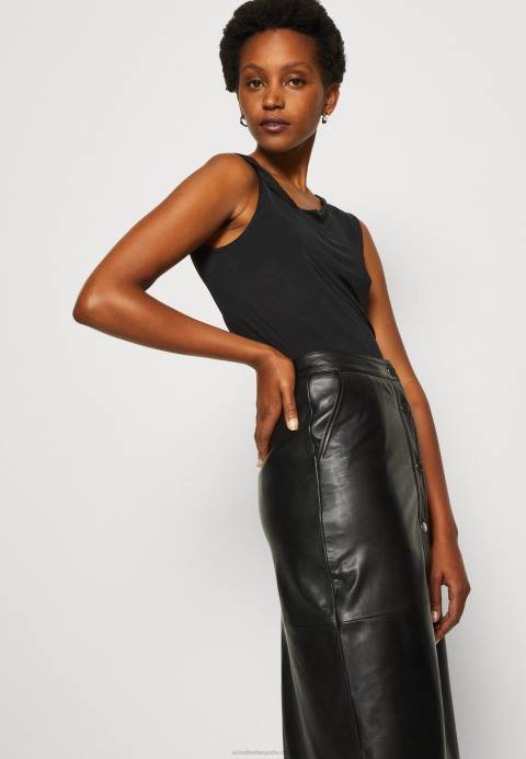 mujer negro superior Anna Field 84Z8474