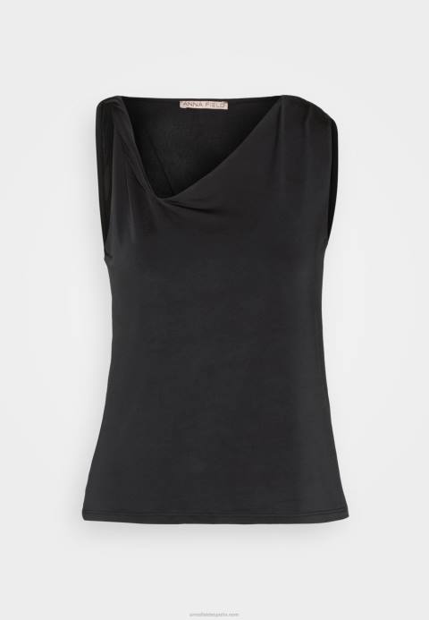 mujer negro superior Anna Field 84Z8474