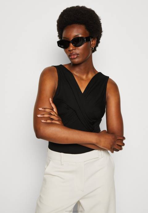 mujer negro superior Anna Field 84Z8498