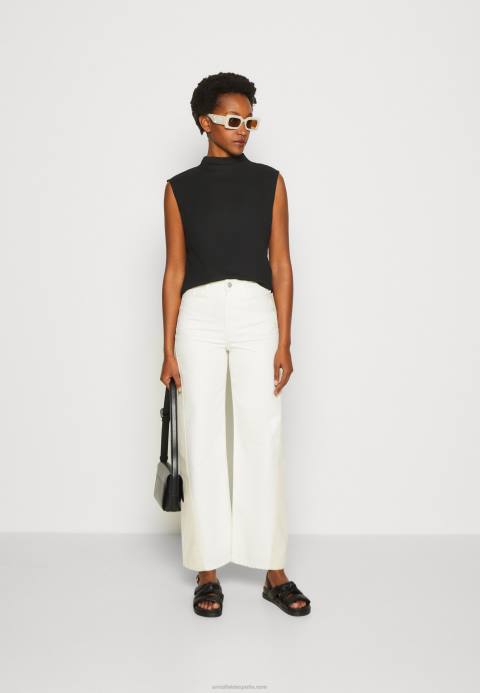 mujer negro superior Anna Field 84Z8502