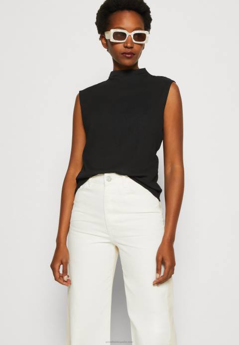 mujer negro superior Anna Field 84Z8502