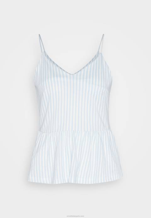 mujer parte superior azul claro/blanco Anna Field 84Z8450