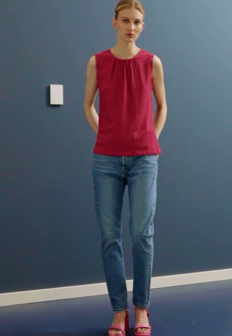 mujer rosa superior Anna Field 84Z8413