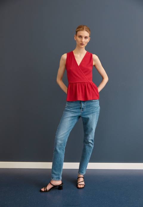 mujer rosa superior Anna Field 84Z8446