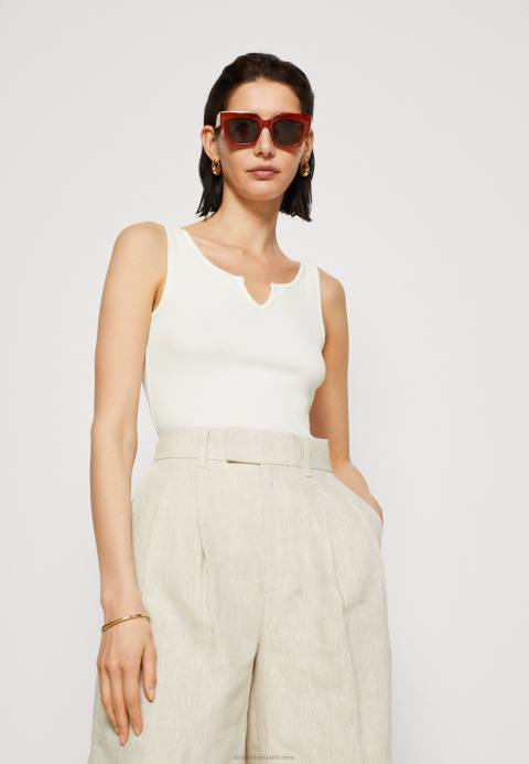 mujer top blanquecino Anna Field 84Z8470