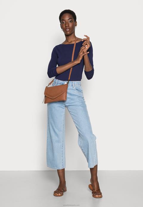 mujer top de manga larga azul oscuro Anna Field 84Z8570