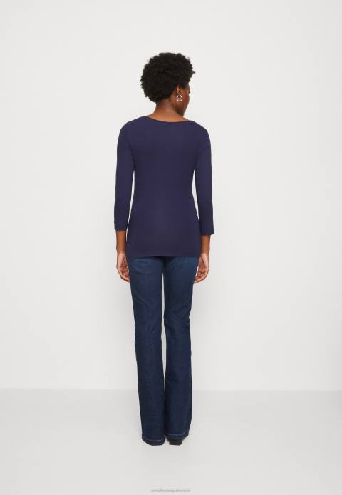 mujer top de manga larga azul oscuro Anna Field 84Z8574