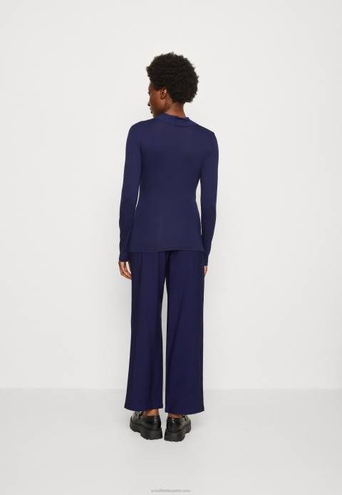 mujer top de manga larga azul oscuro Anna Field 84Z8577