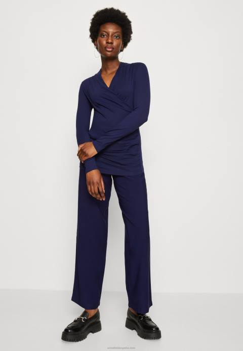 mujer top de manga larga azul oscuro Anna Field 84Z8577