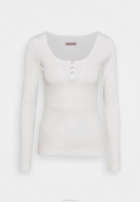 mujer top de manga larga blanco Anna Field 84Z8517