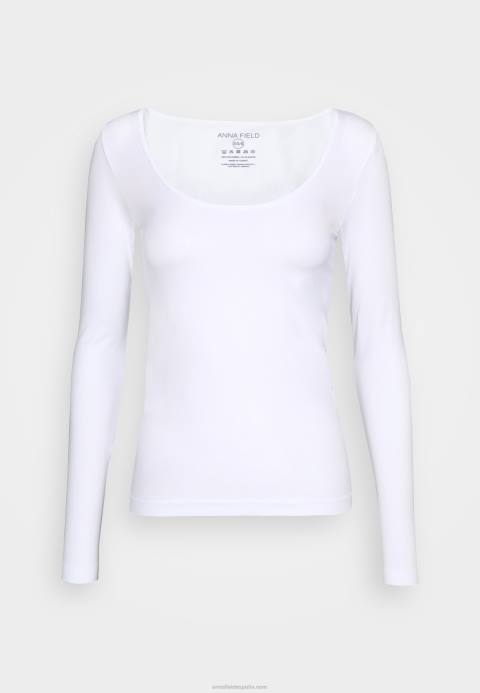 mujer top de manga larga blanco Anna Field 84Z8572