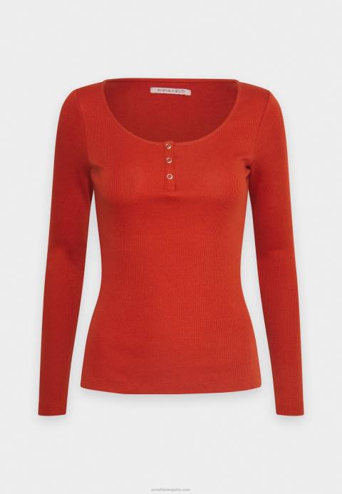 mujer top de manga larga marrón Anna Field 84Z8563