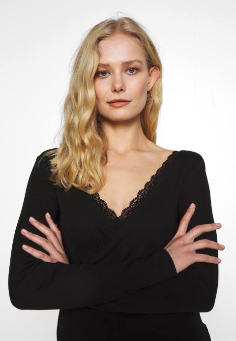 mujer top de manga larga negro Anna Field 84Z8516