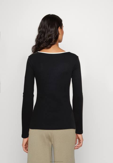 mujer top de manga larga negro Anna Field 84Z8520