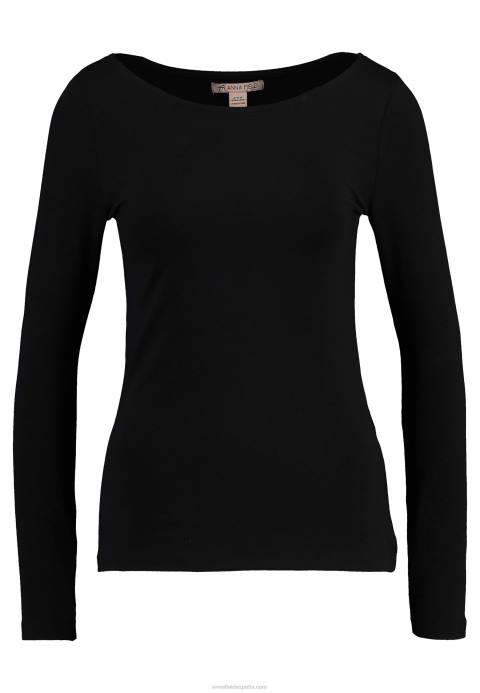 mujer top de manga larga negro Anna Field 84Z8526