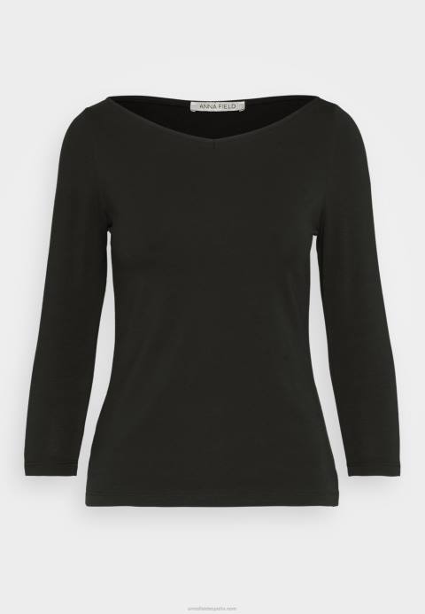 mujer top de manga larga negro Anna Field 84Z8537