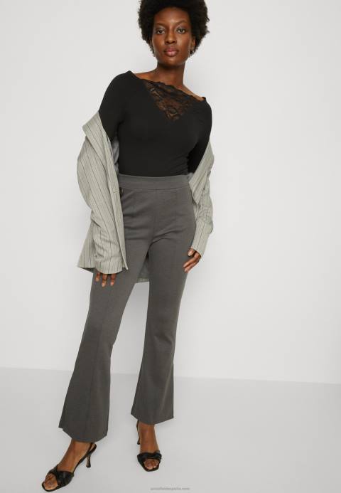 mujer top de manga larga negro Anna Field 84Z8564