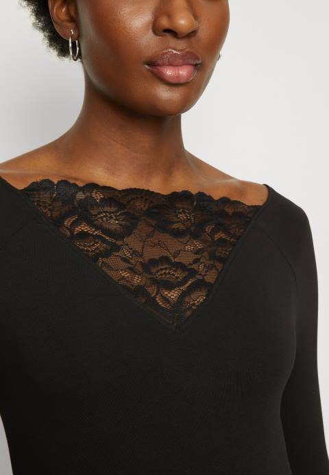 mujer top de manga larga negro Anna Field 84Z8564